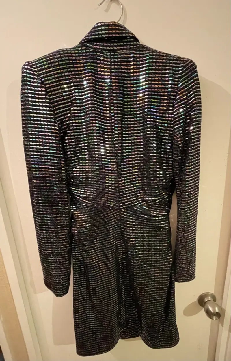Vestido blazer de lentejuelas Zara - 2