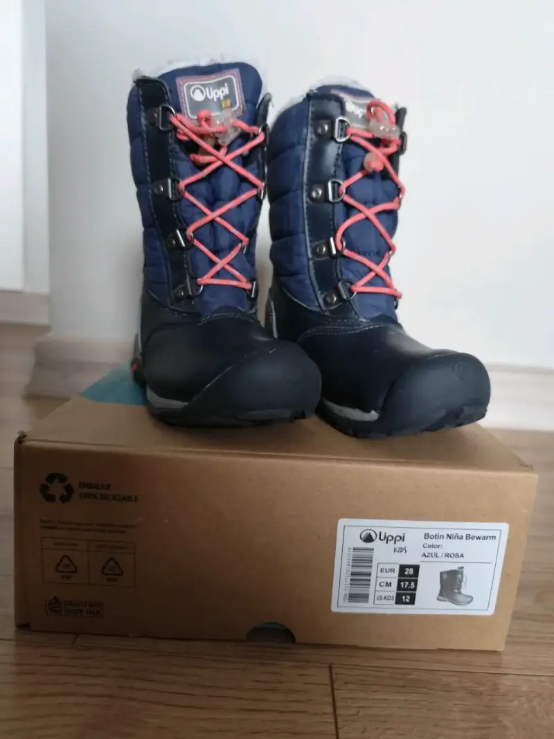 Botas de invierno niña Lippi azul y rosa - 1