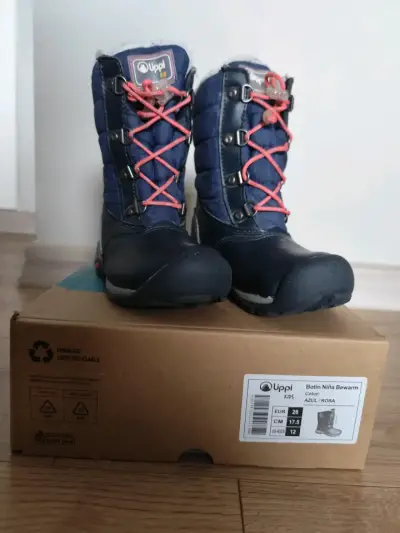 Botas de invierno niña Lippi azul y rosa - miniatura 1