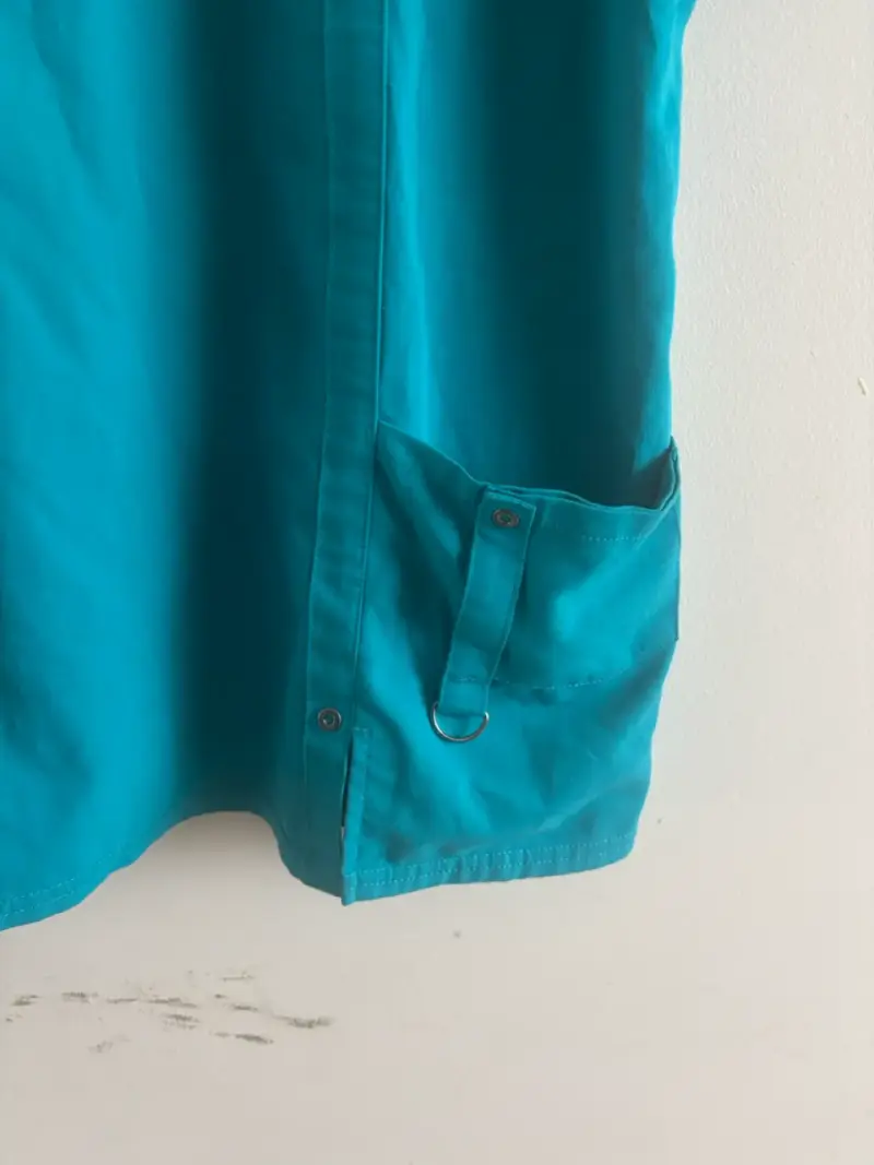 Blusa médica Dickies azul turquesa - 4