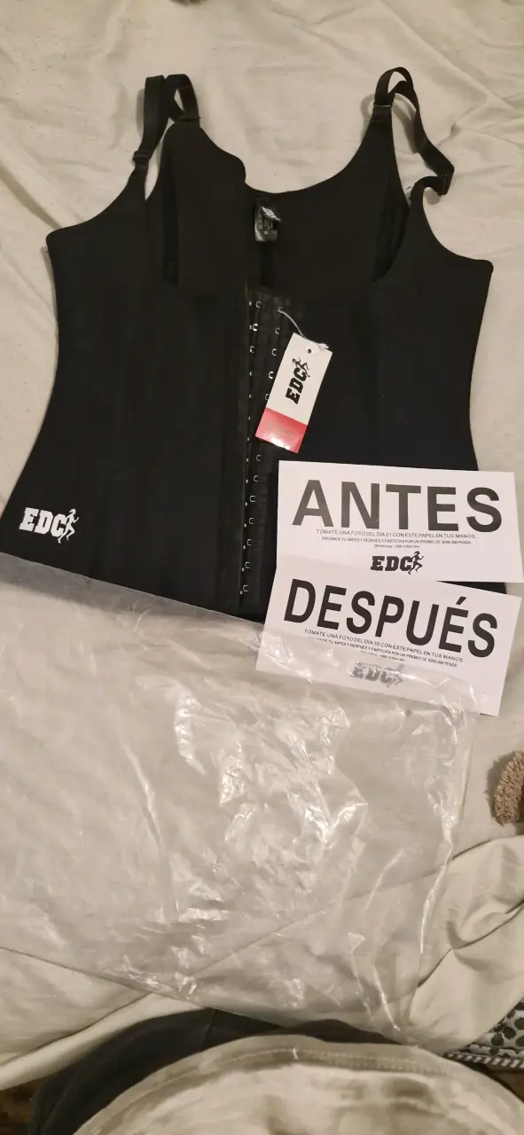 Faja reductora EDC negra con cierre - 3