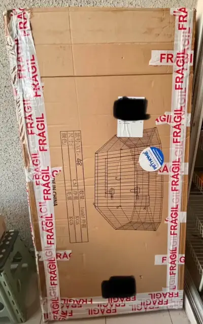 Corral metálico para mascotas plegable - miniatura 3