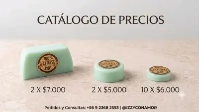 Jabón natural artesanal 100% natural - miniatura 2