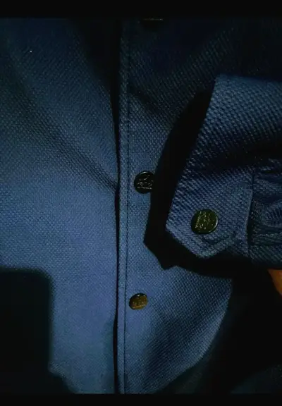 Chaqueta azul con capucha desmontable ‘Martina’ - miniatura 4