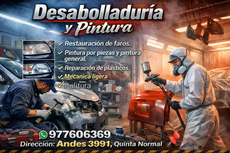 Desabolladuria, Pintura y Mecánica en general. - 1