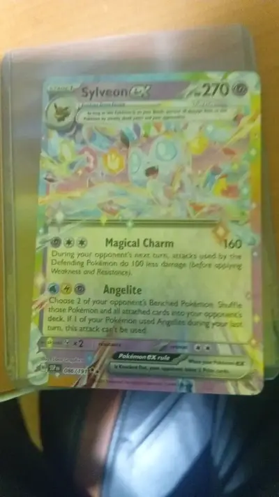 Carta Pokémon Sylveon EX holográfica - miniatura 3
