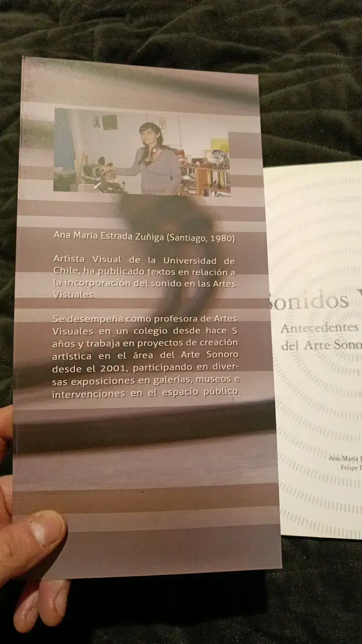 Libro Sonidos Visibles sobre arte sonoro en Chile - 2