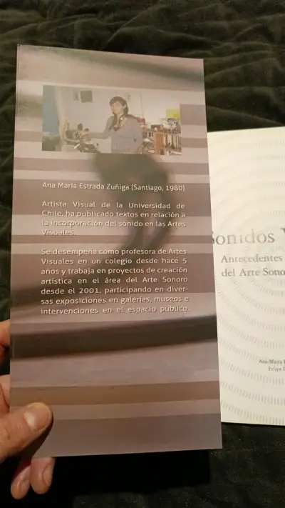 Libro Sonidos Visibles sobre arte sonoro en Chile - miniatura 2