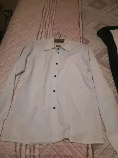 Pantalón de vestir a rayas gris oscuro - miniatura 3