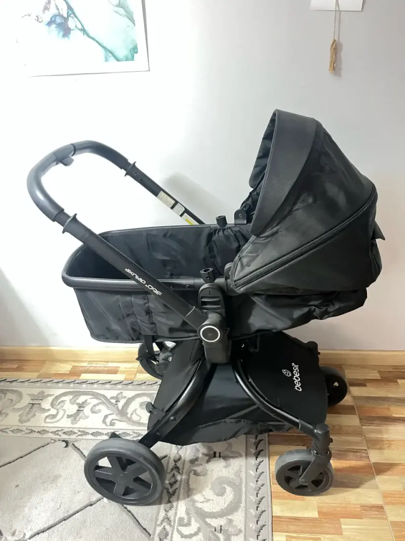 Coche de bebé 360 con silla Moisés y base Bebesit - 3