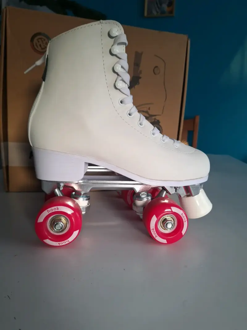 Patines de cuatro ruedas Hook blancos - 5