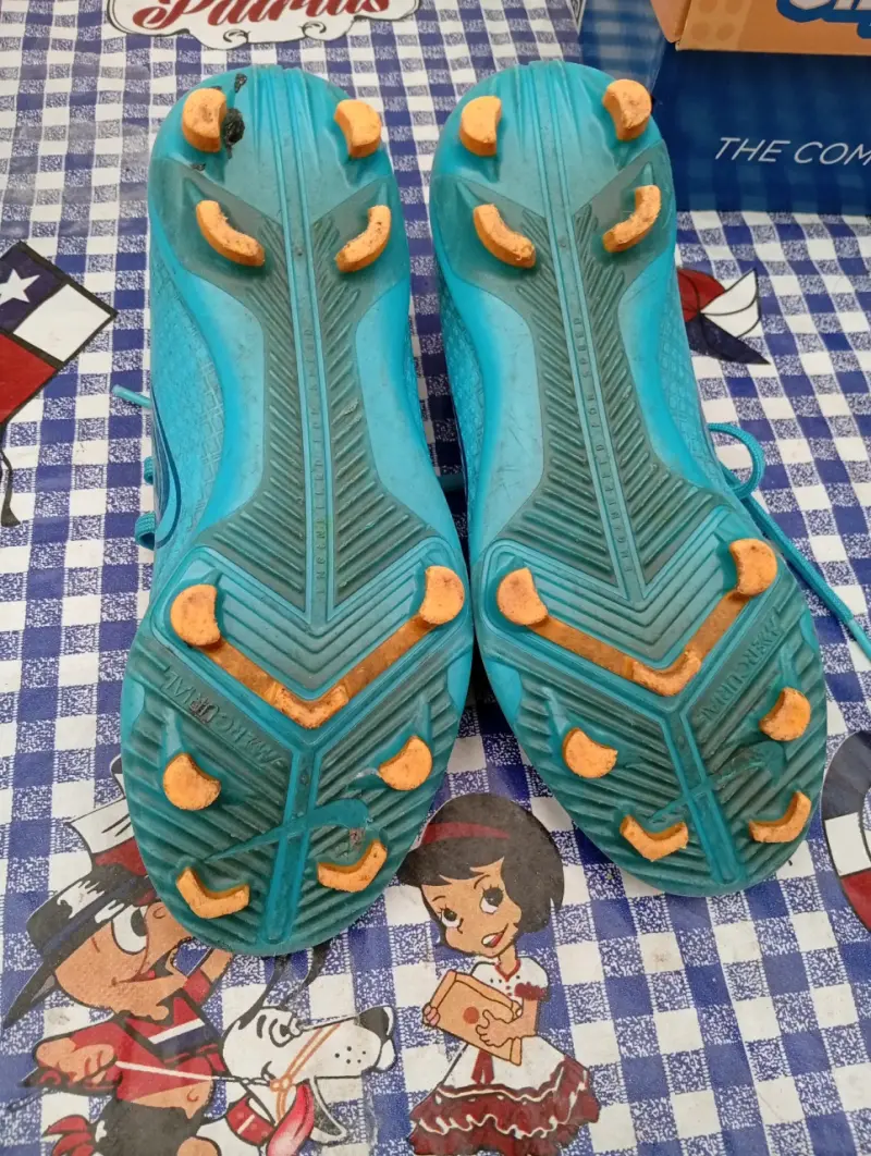 Zapatillas deportivas Nike turquesa para fútbol - 2