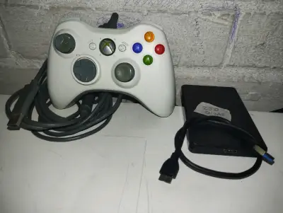 Xbox 360 con control y juegos - miniatura 3