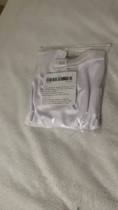 Polera blanca manga corta S - miniatura 1