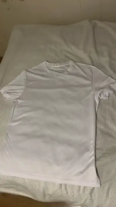 Polera blanca manga corta S - miniatura 2