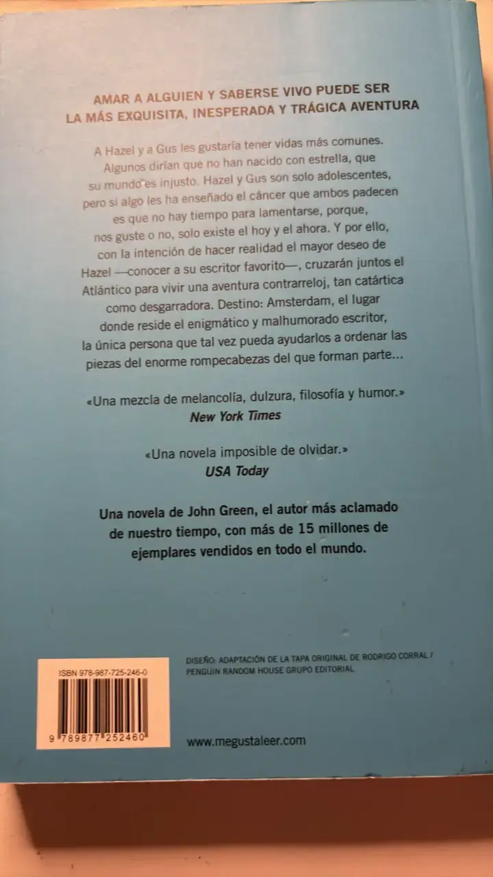 Libro 'Bajo la Misma Estrella' de John Green - 2