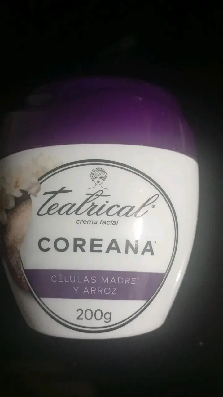 Crema facial Teatrical Coreana 200g - 2