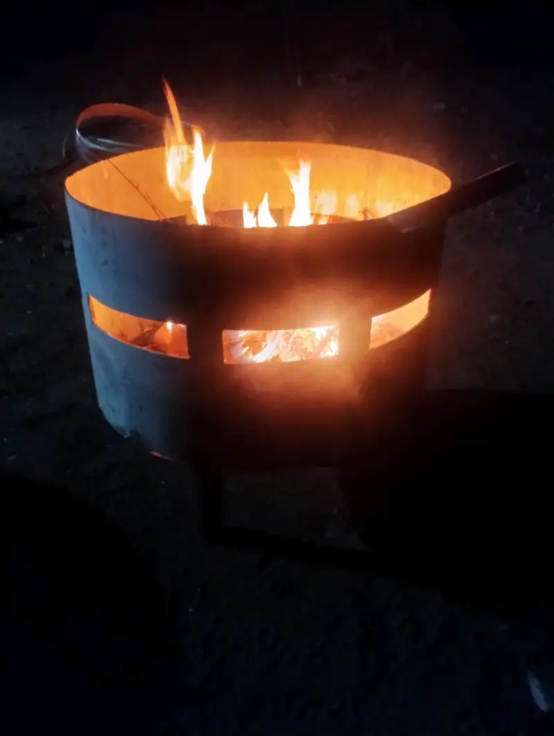 Brasero de metal para exteriores - 6