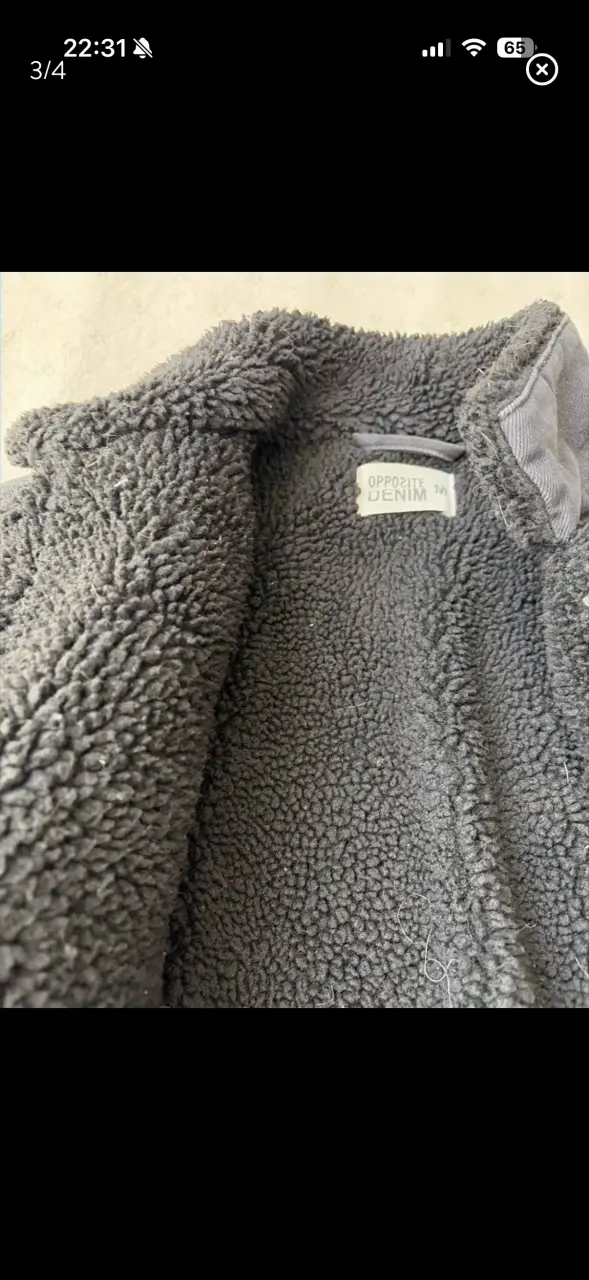 Chaqueta de invierno negra con forro - 3