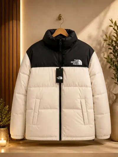Chaqueta acolchada negra The North Face - miniatura 3