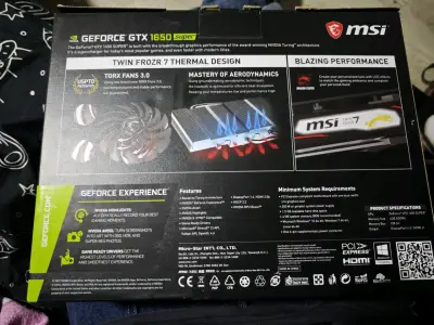 Tarjeta gráfica MSI GeForce GTX 1650 Super - miniatura 1