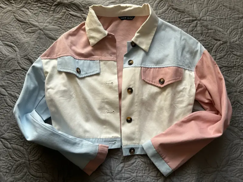 Chaqueta corta multicolor Shein - 1