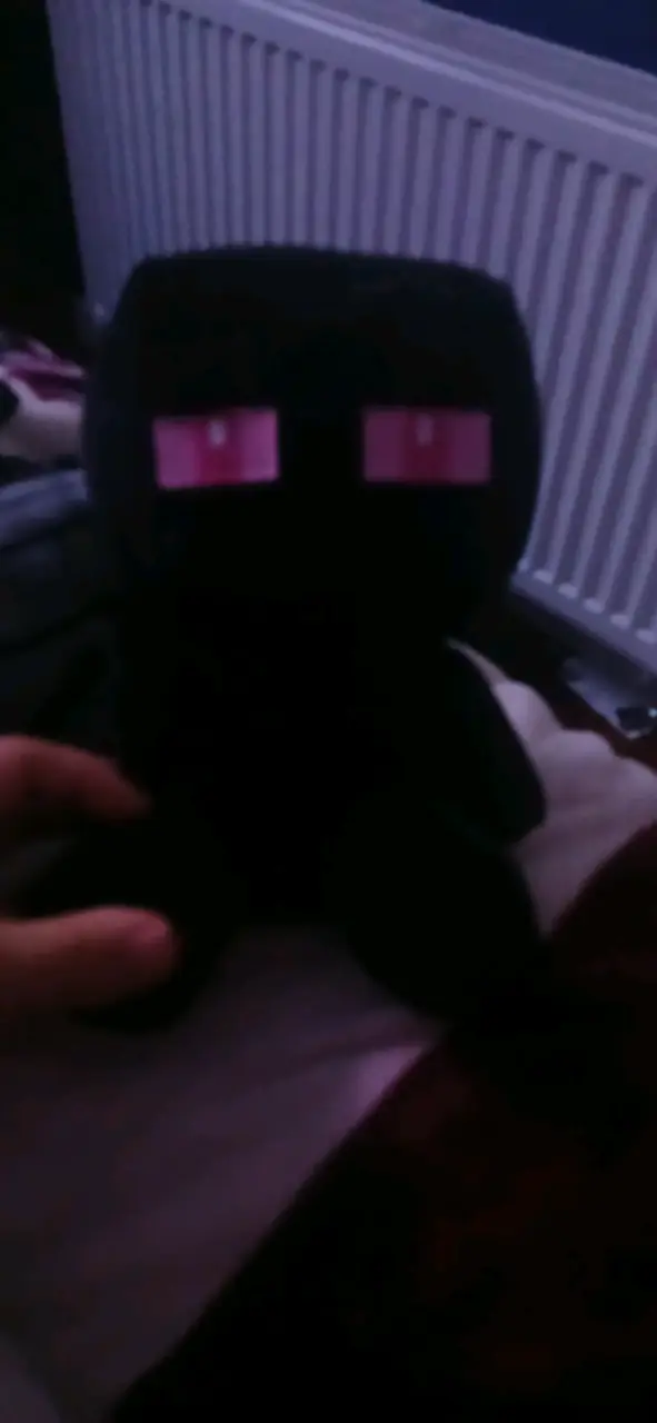 Peluche Enderman de Minecraft negro