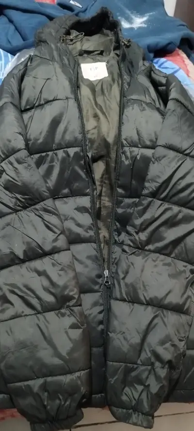 Chaqueta acolchada negra FSP para invierno - miniatura 3