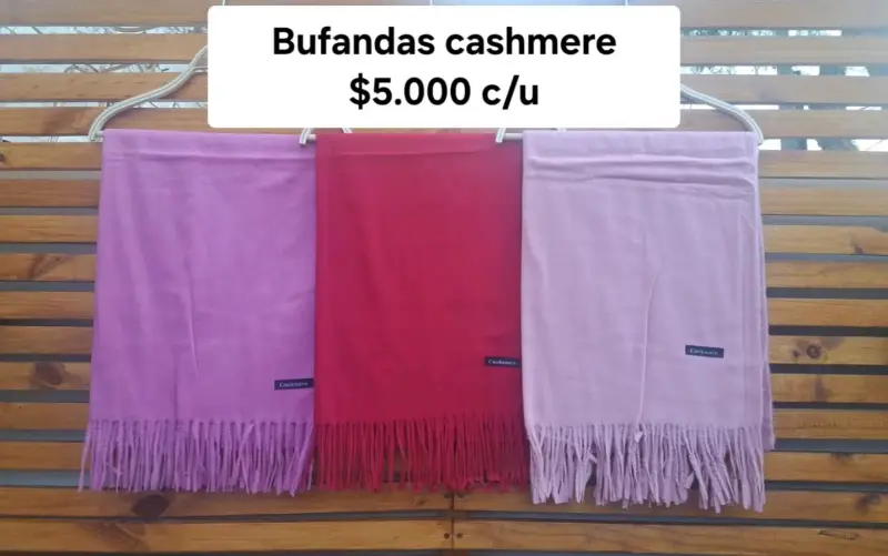 Maxi bufanda de lana en colores variados - 4