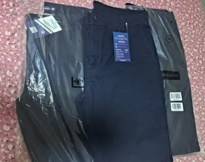 Pantalones semiformal azul marino talla 48 - miniatura 1