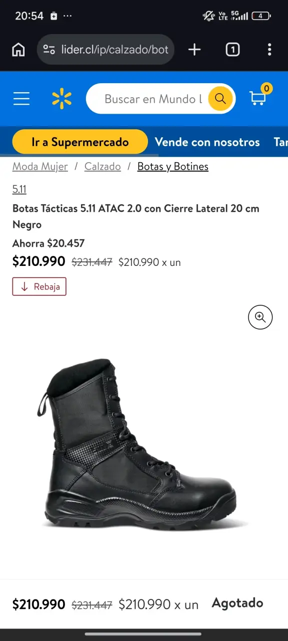 Botas 5.11 Atac talla 44.5-45 - 6