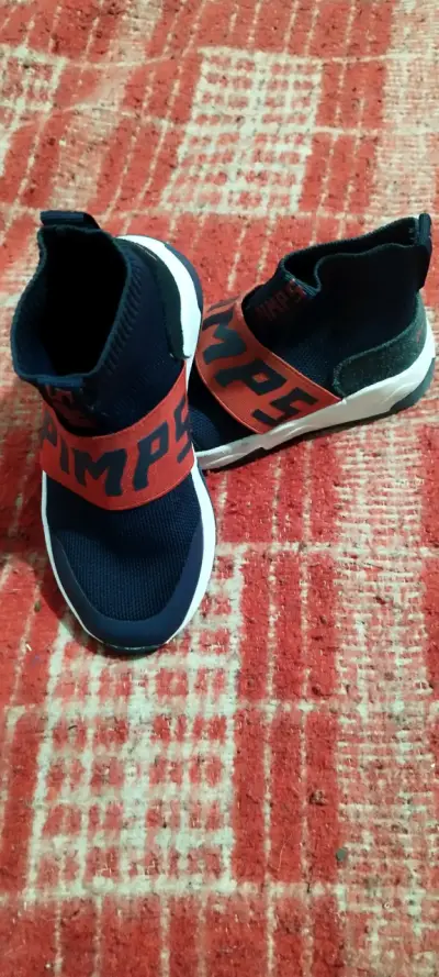 Zapatillas deportivas azul y rojo PIMPS - miniatura 2
