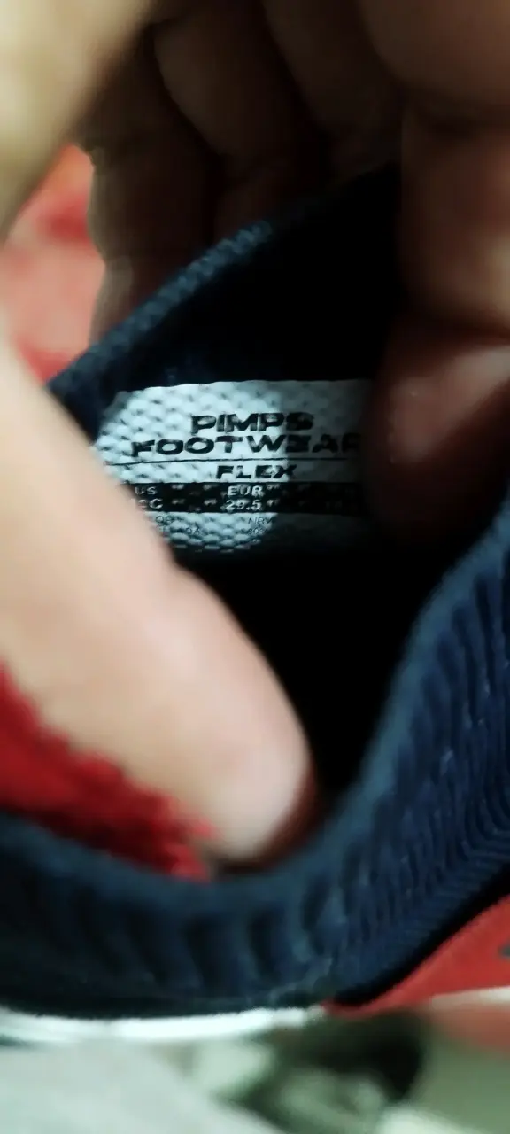 Zapatillas deportivas azul y rojo PIMPS - 3