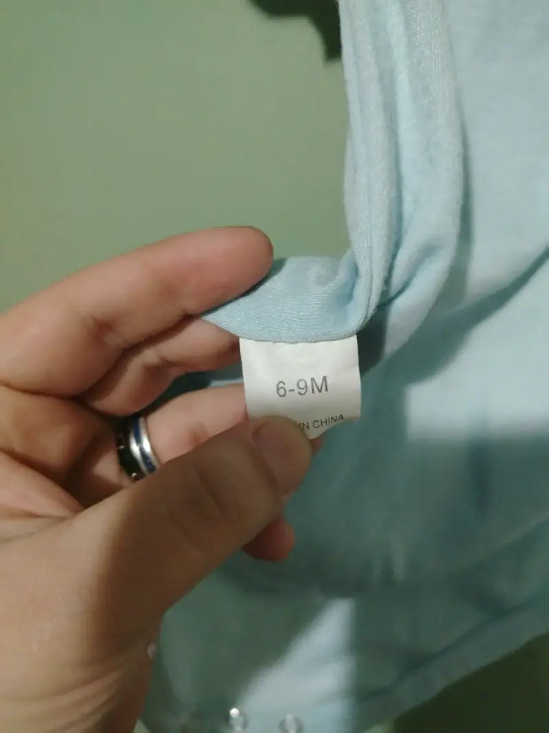 Body de bebé azul con divertido mensaje - 3