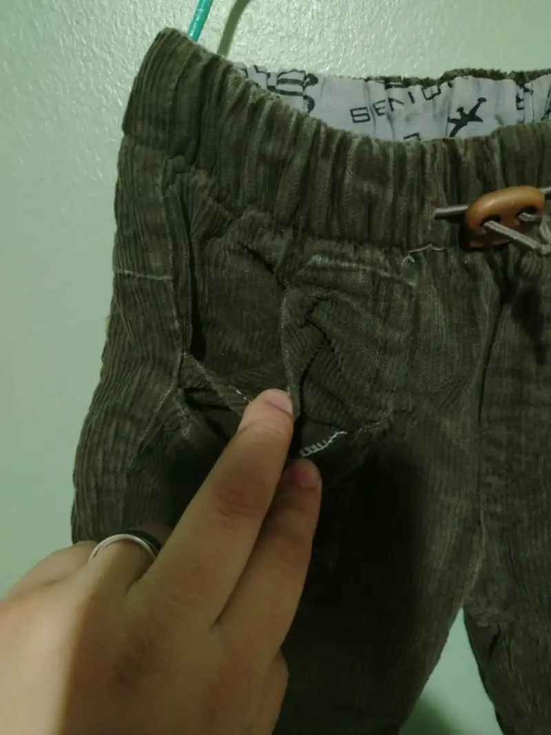Pantalones de pana para niño color verde - 6