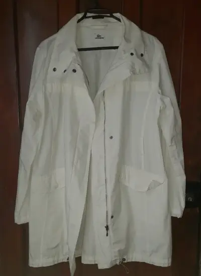 Chaqueta blanca Lacoste para mujer - miniatura 1