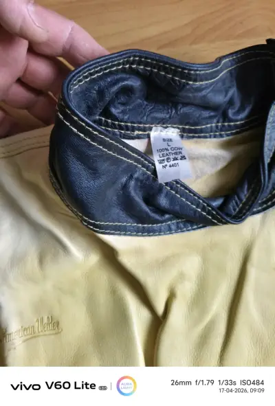 Traje de cuero para soldador marca American welder - miniatura 3