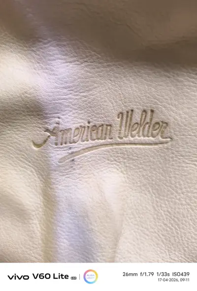 Traje de cuero para soldador marca American welder - miniatura 4