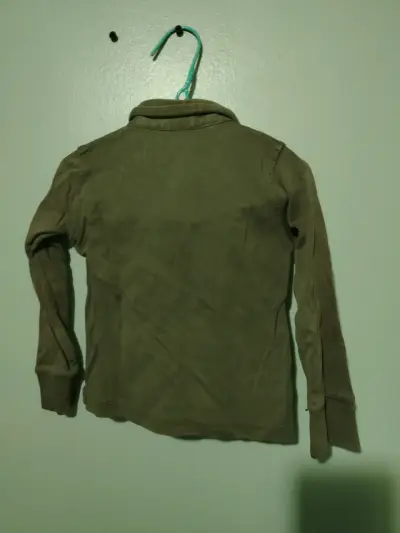 Polera manga larga verde para niño - miniatura 4
