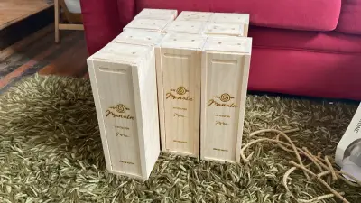 Caja de madera para vino - miniatura 3