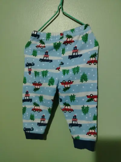 Pantalones de bebé con diseño navideño - miniatura 1