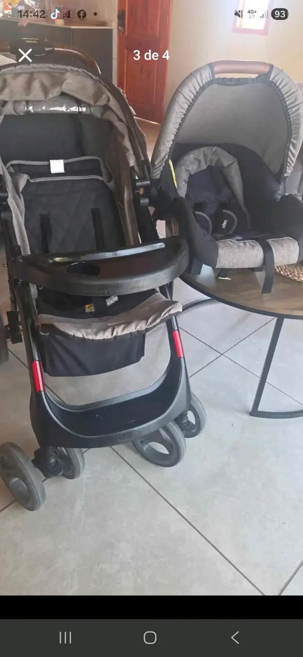 Coche de bebé Infanti plegable y cómodo - 3