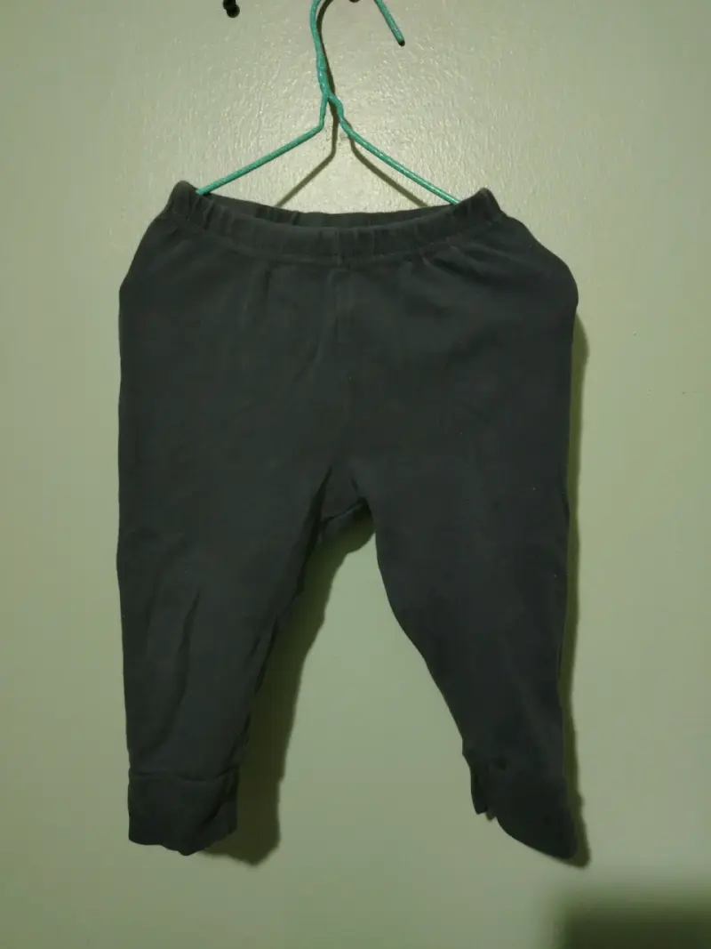 Pantalones de bebé color grisazulado - 1