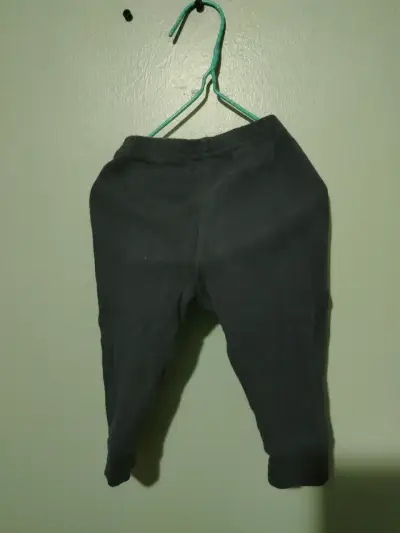 Pantalones de bebé color grisazulado - miniatura 3