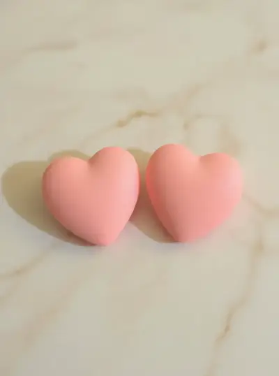 Aros c con diseño floral , corazón y hojas - miniatura 5