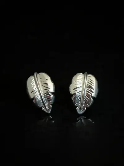 Aros c con diseño floral , corazón y hojas - miniatura 6