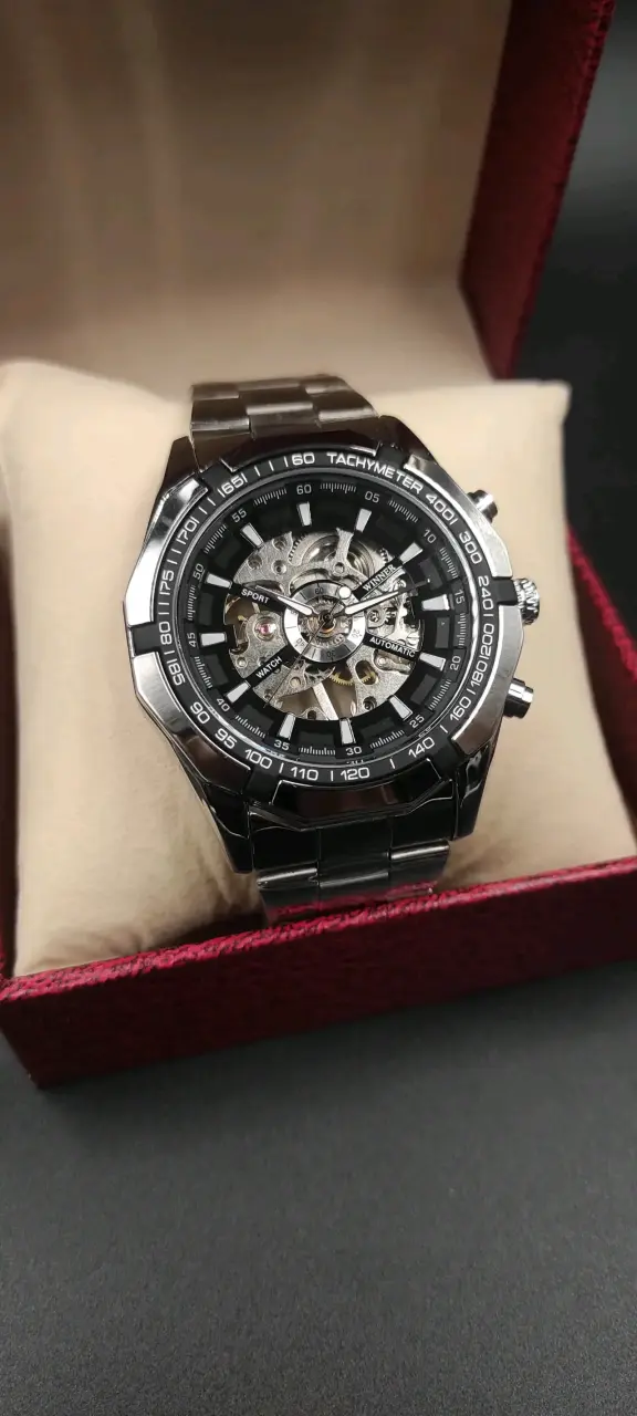 Reloj automático de acero inoxidable - 4