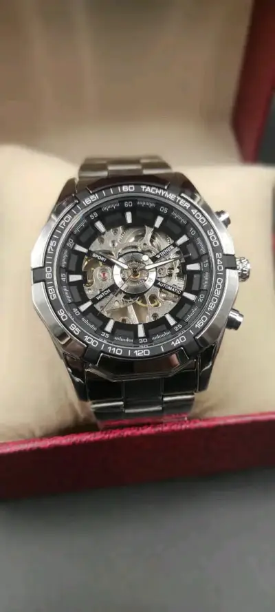 Reloj automático de acero inoxidable - miniatura 5