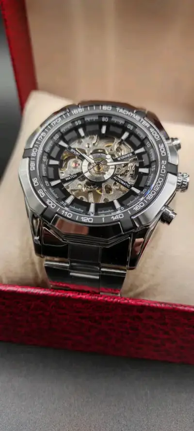 Reloj automático de acero inoxidable - miniatura 6