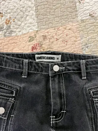 Jeans negros Americanino talla M - miniatura 1